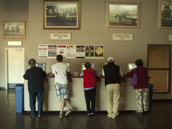 The majority of horseracing wagers are for races that are broadcast from around the world. (Photo: Maryse Zeidler)