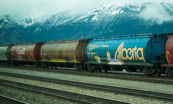 This was taken from the Via Rail cross-Canada train